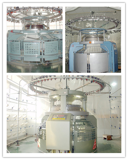 90多台各种规格大圆机